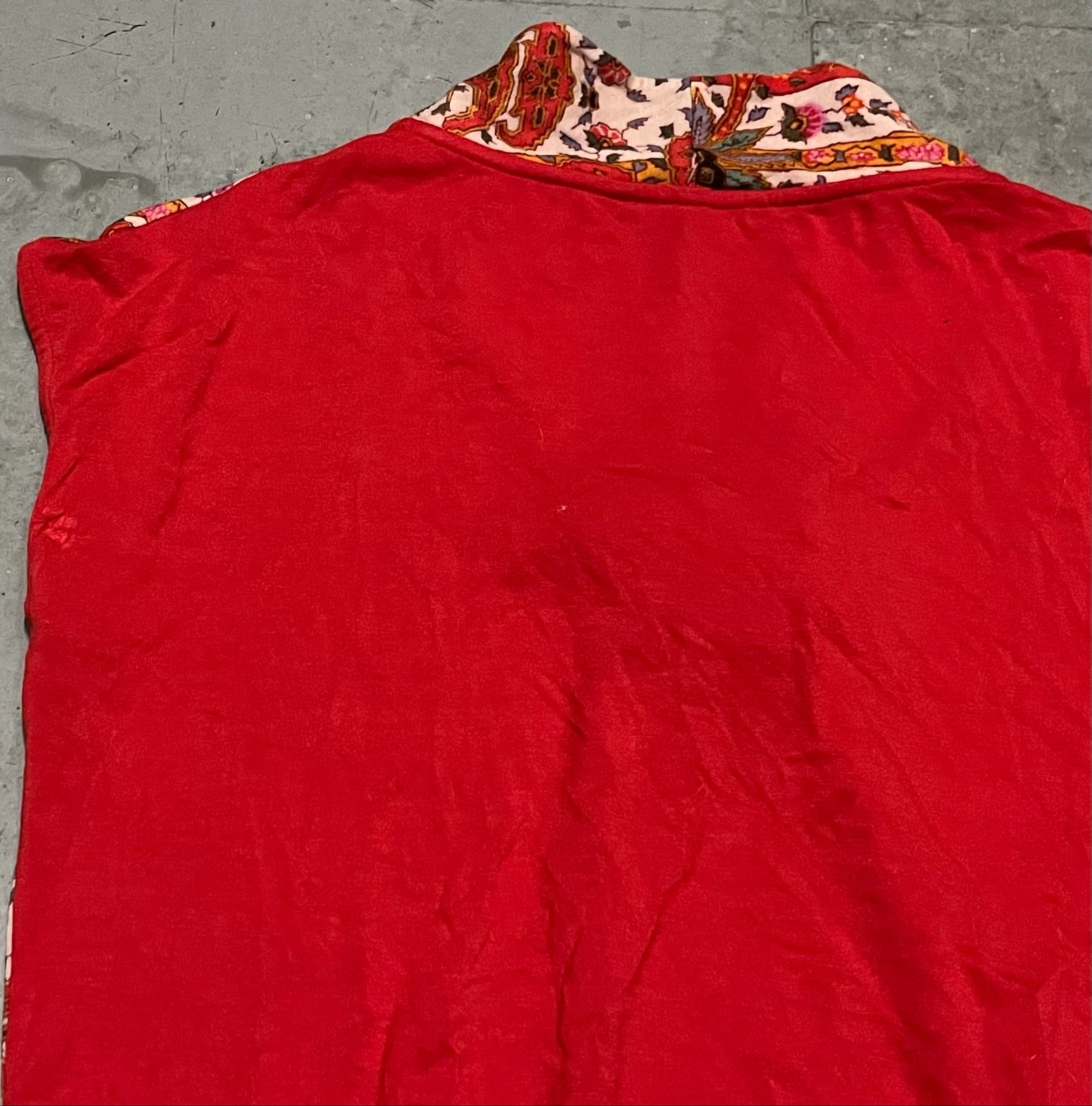 Rode bedrukte asymmetrische T-shirt – photo 14